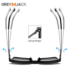 แว่นกันแดดโพลาไรซ์แม่เหล็กสำหรับผู้ชายและผู้หญิง พร้อมเลนส์ TAC กรอบดำ มองเห็นได้ในเวลากลางคืน ป้องกันรังสียูวี 400 สไตล์ unisex - Product Image 3