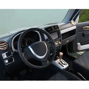 car interior accessories for Suzuki Jimny 2007-2018 abs silver gear panel steer wheel door kit dashboard foglight switch window