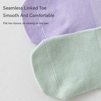 Service OEM Chaussettes de yoga antidérapantes pour femmes en coton respirant à maille, coupe basse, avec grip en silicone, pour Pilates, Barre et usage domestique