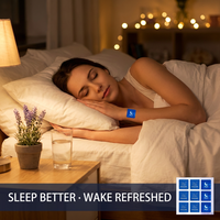 HLK Patch de sommeil respirant en non-tissé spunlace à libération lente 8H, sans médicament, pour un sommeil profond et apaisant, livraison rapide, vente en gros