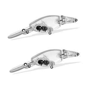 Mồi trống không sơn hai phần R-8107 trên bên phải 100mm12.8g mồi cá phôi tự làm mồi giả bằng nhựa ABS mồi giả - Product Image 3