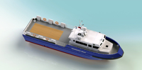 Bateau de Travail à Moteur Intérieur Grandsea de 70 Pieds en Aluminium pour Applications Marines Disponible à la Vente à Dubaï
