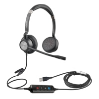 Casque de centre d'appels filaire avec suppression du bruit ENC, casque studio