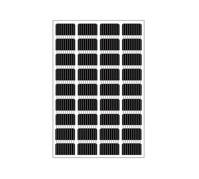 Sun Power 120W Mono Solar Panel Topcon N Type Solar Cell
