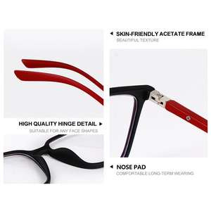 Gafas de Computadora con Filtro de Luz Azul al por Mayor, Gafas Cuadradas con Bloqueo de Luz Azul para Mujeres y Hombres - Product Image 5
