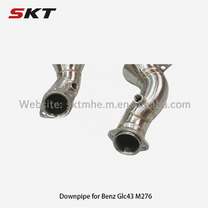 Downpipe สำหรับ GLC43 Benz AMG X253 GLC450 M276 3.0T ท่อหน้าสแตนเลส2017 + - Product Image 4