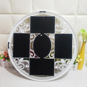 4x6 tường ảnh cắt dán khung tròn tròn tường treo hình ảnh cắt dán khung với lá trang trí - Product Image 5