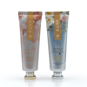 Emballage cosmétique de luxe personnalisé en <span class=keywords><strong>tube</strong></span> compressible composite aluminium-plastique de 50 ml avec bouchon à vis octogonal pour crème pour les mains et crème pour le visage - Product Image 1