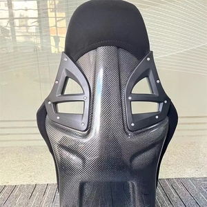 Siège auto MP en suède, sport, modifié, en <span class=keywords><strong>r</strong></span>ésine argentée, type baquet <span class=keywords><strong>Recaro</strong></span> - Product Image 4