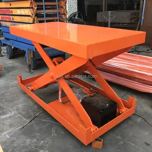 Electric Hydraulic Stationary Scissor Lift Table For Goods Lifting Made In China