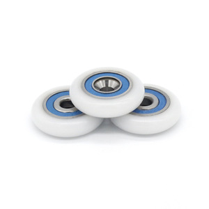 Manufacturer Supplied 4*20*6mm Non-Pulley 605RS Bearing Rubber-Coated <b>Rollers</b> for <b>Door</b> <b>Window</b> & Shower Room - Product Image 1