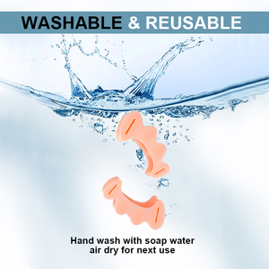 Directo de fábrica Separador de dedos superpuestos de cinco dedos Gel de silicona de tamaño universal y corrección correctora de dedos SEBS - Product Image 5