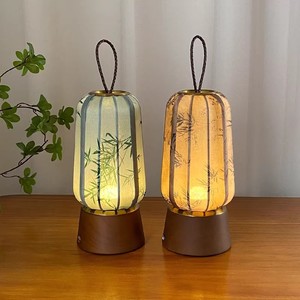 Nueva Lámpara de Mesa Estilo Chino Dinastía Song, Ambiente Clásico Zen, Portátil Recargable para Dormir - Product Image 1