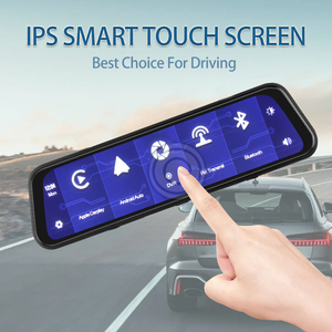 Radio para Auto con Pantalla Táctil de 9.66\", Carplay Inalámbrico, Android Auto, Grabadora de Video, Receptor de Radio para Auto, BT 5.0, WiFi, FM, Espejo Retrovisor, Pantalla IPS, Cámara de Visión Trasera - Product Image 3