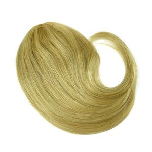 Franges à clips en cheveux humains vierges 100% Remy brésiliens blonds, lisses, naturelles, détachables, sans nœuds, sans frisottis - Product Image 3