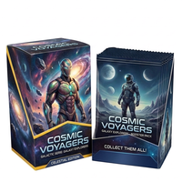Boîte mystère éco-responsable en PVC/papier pour collection de cartes à collectionner personnalisées sur le thème des personnages d'anime/de film pour enfants