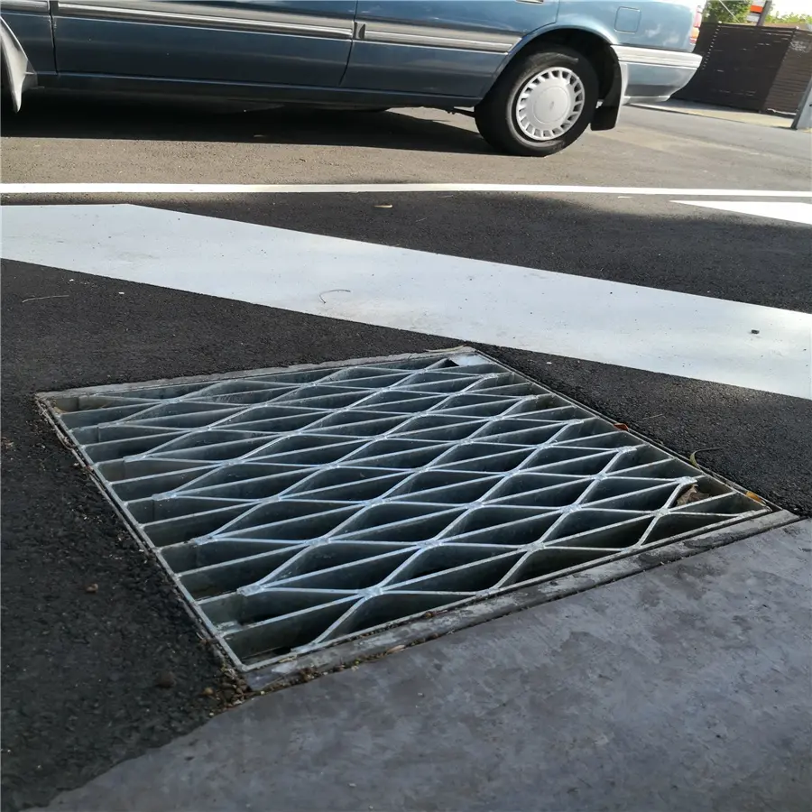 Couverture de grille en acier galvanisé, pour allées et garages, égouttoir de sol