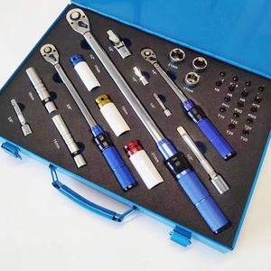 Kit de clés dynamométriques de haute précision, 33 pièces, avec boîte en fer, préréglées en kilogrammes - Product Image 3