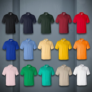 Maintain Men's High Quality Plain Cotton Poplin Polo <b>Shirts</b> Breathable Casual Polo <b>Shirts</b> for <b>Summer</b> Regular Fit - Product Image 5