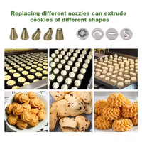 Machine automatique de fabrication de biscuits sablés commerciaux avec moules