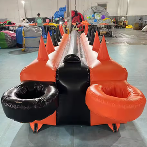 Jeu de course gonflable compétitif, structure gonflable sportive pour parc urbain, enfants et adultes, bon prix, en promotion - Product Image 2