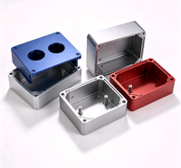Boîtier en aluminium CNC, boîte de jonction électronique, boîtier d'instrumentation anodisé pour PCB, matériel personnalisé OEM