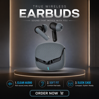 Écouteurs intra-auriculaires True Wireless Stereo S42 avec annulation active du bruit (ANC+ENC), chipset JL, indicateur LED, application audio Heylink