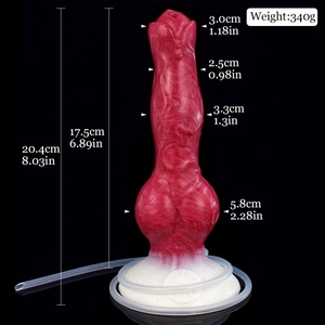 NNSX New Animal Penis Small Dog Knot <b>Dildo</b> Women Fantasy Colorful Silicon Realistic Penis Beast Monster Wolf Knot <b>Dildo</b> Sex Toys - Product Image 6