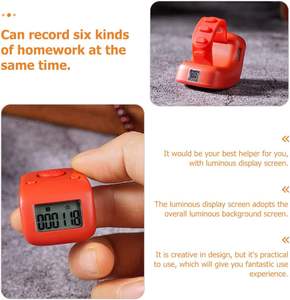 Compteur numérique intelligent de Tasbih en gros, type bague, rechargeable, pour la lecture du Tasbeeh au doigt - Product Image 4