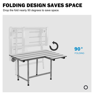 Prix d'usine Accessoires de salle de bain Chaise de <span class=keywords><strong>douche</strong></span> pliable en forme de L Siège de tabouret de <span class=keywords><strong>douche</strong></span> pliant <span class=keywords><strong>mural</strong></span> - Product Image 3
