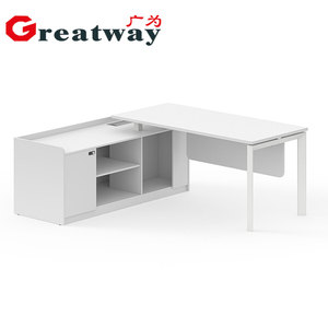 โต๊ะทำงานสำนักงานทันสมัย Greatway MIL-DD คุณภาพดี ทนทาน รับน้ำหนักได้สมดุล เป็นมิตรกับสิ่งแวดล้อม ระดับ E1 ดีไซน์ตามหลักสรีรศาสตร์ - Product Image 2