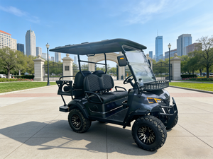 Carrito de Golf Eléctrico Compacto de 4 Plazas, Apto para Transporte en Campos de Golf, Costeros, con Certificación CE para Carreteras No Públicas - Product Image 1