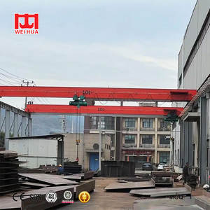 Grúa Puente Monoviga Tipo LDA para Taller, Grúa Puente de 5, 10 y 20 Toneladas con Luz de Advertencia - Product Image 1