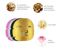 Masque Facial Hydratant, Éclaircissant et Rajeunissant au Collagène et Or 24K, Soin Coréen de Spa, Marque Blanche OEM