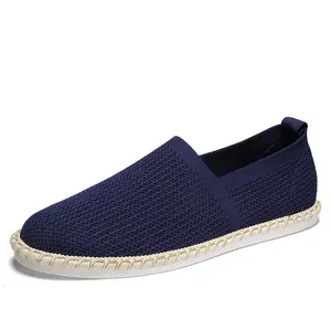 Wholesale New Casual Breathable Fisherman Shoes Comfortable and Ultra-Light Lazy Slip-on Canvas Shoes For Man