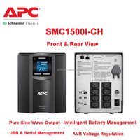 APC SMC1500I-CH Smart-UPS 1500VA/900W Single Phase Line Interactive Tower UPS with Lead-Acid Battery for Small Servers