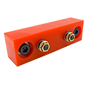 Support de transmission de voiture modifié, axe de 25 mm, longueur de 100 mm, fixation à vis en laiton rouge pour Nissan S13 S14 - Product Image 1