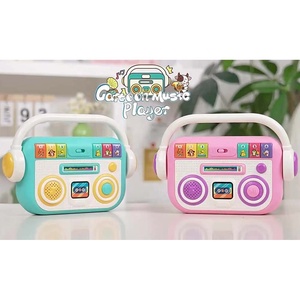 Bébé Montessori Portable Radio Musical Toy Early Education Enlightenment Cartoon Music Player avec lumière et effet sonore animal - Product Image 2