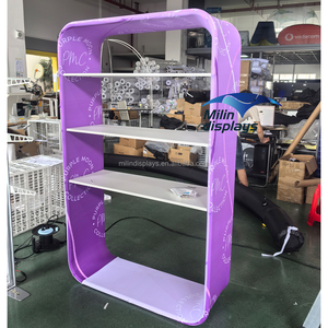 Phong cách mới xách tay nhôm Kệ Backdrop triển lãm thương mại triển lãm hiển thị đứng kệ cho quảng cáo gian hàng - Product Image 5