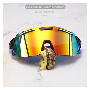 Dropshipping de lujo UV400 gafas de sol deportivas duraderas para hombres y mujeres para montar al aire libre ciclismo y Deportes