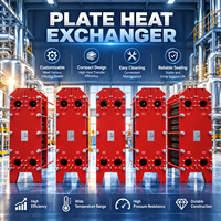 Échangeur de chaleur à plaques (PHE) en acier inoxydable 304 haute durabilité pour le refroidissement de l'huile de transformateur / échangeur huile/eau
