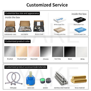 YaKe in ottone multifunzione da bagno a parete soffione doccia palmare miscelatore Set di Display digitale intelligente rubinetto da bagno Set - Product Image 6