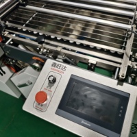 Machine à plier le papier automatique haute vitesse 480 mm A2 A3, plieuse transversale industrielle pour brochures, dépliants et manuels