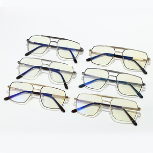 <strong>2026</strong> Vintage Casual Metal Full-Rim Blue Light Blocking Men's <strong>Eyeglasses</strong> - Product Image 5