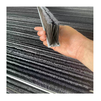 Brosse à poils personnalisée OEM en nylon écologique, alliage d'aluminium, fil d'acier plaqué cuivre, résistante à la poussière, durable, ignifuge