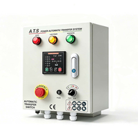 Armoire de distribution électrique ATS 11KW 64A avec disjoncteur PLC, 220V, compatible universellement pour générateur diesel/essence, appartement, supermarché, urgence