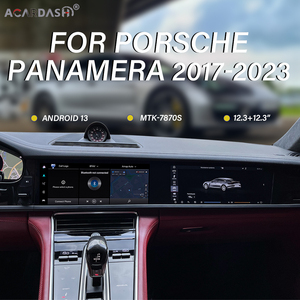 Para Porsche Panamera 2017-2023, Navegación Interactiva de Doble Pantalla, Sistema Dual <span class=keywords><strong>Android</strong></span> + Sistema Original, Mantiene la Función Original del Auto - Product Image 2