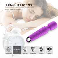 SacKnove Leistungsstarker Wiederaufladbarer Klitoris-Dildo Massage Handmassagegerät Silikon Mini AV-Stab Vibrator für Frauen Sexspielzeug für Erwachsene