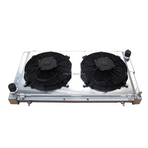 Radiateur entièrement en aluminium avec cache-ventilateur pour Subaru Impreza WRX STI GC8/GF8 - Legacy BC5/<span class=keywords><strong>BJ5</strong></span>/ BF5 EJ20 1989-2002 - Product Image 4