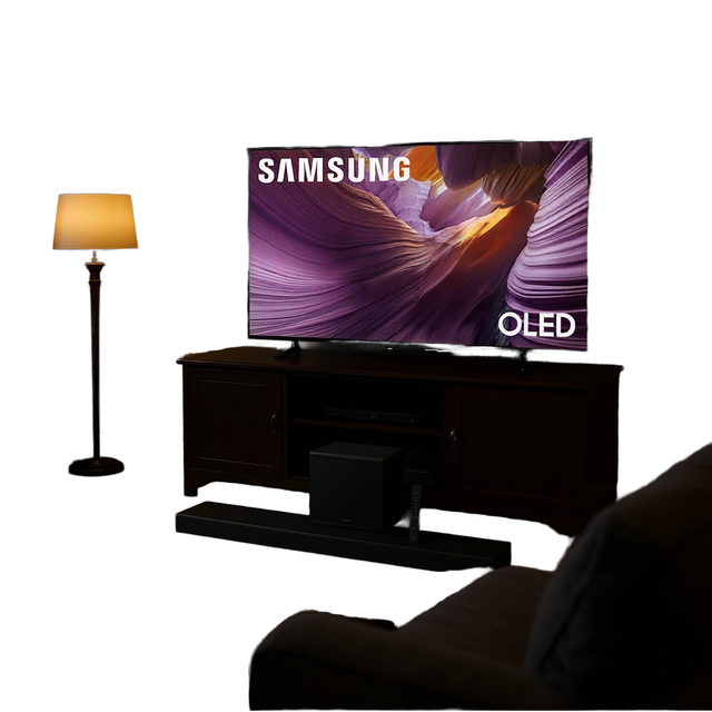 55 Inches OLED TV with 4K Resolution for Interface for Home Entertainment Flat Screen Display Living Room Movie Gaming Use
